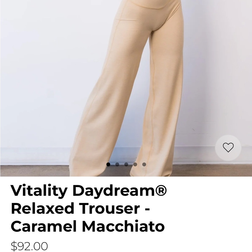Vitality Daydream Relaxed Trouser - Caramel Macchiato